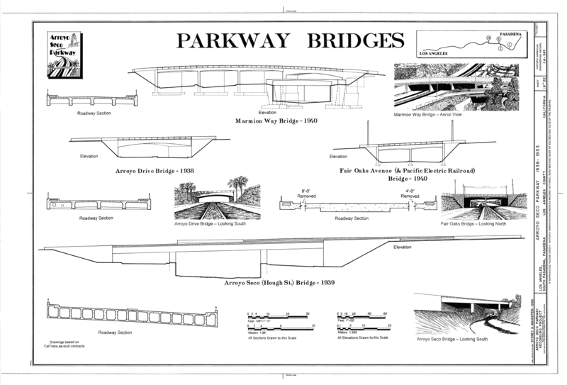 File:Arroyo Seco Parkway, Los Angeles to Pasadena, Los Angeles, Los Angeles County, CA HAER CAL,19-LOSAN,83- (sheet 19 of 22).png