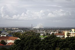 Athlone, Cape Town, imediat după demolarea Athlone Cooling Towers.jpg