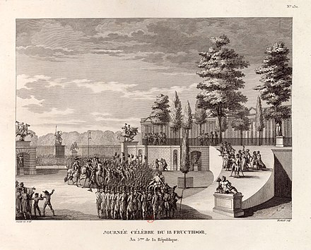 The army arrests General Jean-Charles Pichegru at the Tuileries Palace (4 September 1797)