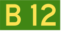 Australian Alphanumeric State Route B12.svg