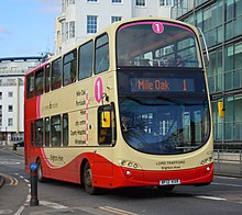 BF12 KXR at Old Steine, Brighton, on Route 1 to Mile Oak (5 April 2015).JPG