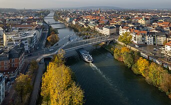 Flussarm der Regnitz (heute zugleich Main-Donau-Kanal)