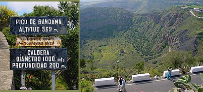 Cómo llegar a Caldera de Bandama en transporte público - Sobre el lugar