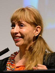 Greenfield at Senedd Cymru - Welsh Parliament; 2013 Baroness Susan Greenfield Pierhead Session crop.jpg