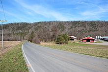 Baugh Mountain, viewed from the west