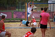 Deutsch: Beachhandball bei den Olympischen Jugendspielen 2018; Tag 5, 10. November 2018; Jungs, Platzierungsrunde - Uruguay-Italien 1:2 English: Beach handball at the 2018 Summer Youth Olympics at 11 October 2018 – Boys Consolation Round – Uruguay-Italy 1:2