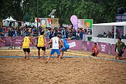 Deutsch: Beachhandball bei den Olympischen Jugendspielen 2018; Tag 6, 12. Oktober 2018; Jungen, Hauptrundenspiel – Thailand-Kroatien 2:0 English: Beach handball at the 2018 Summer Youth Olympics at 12 October 2018 – Boys Main Round – Thailand-Croatia 2:0