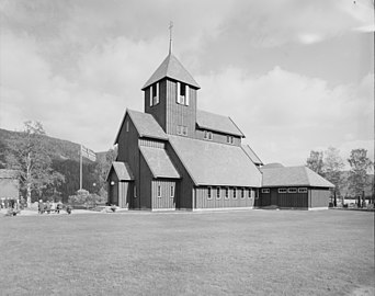 View of the present church