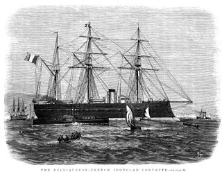 French ironclad <i>Belliqueuse</i> Ironclad ship of the French Navy