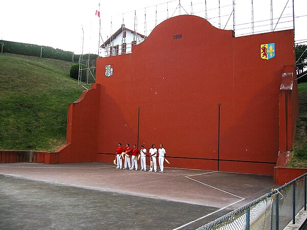 Basque pelota courts are in most villages