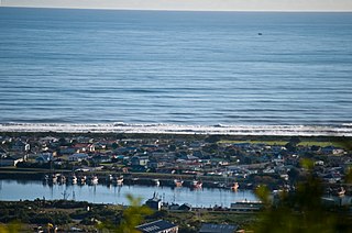 Blaketown Suburb in Greymouth, New Zealand