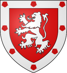 Arms of George Dunbar, Earl of March Blason George Dunbar.svg