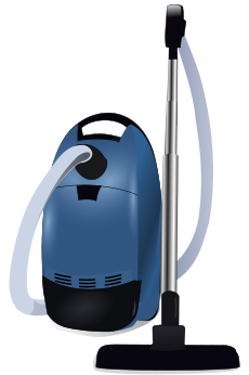 Blue vacuum cleaner.svg