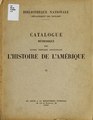 Catalogue de l'histoire de l'Océanie, 1912