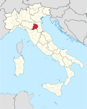 Localisation de Ville métropolitaine de Bologne