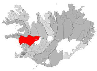 Borgarnes Town in Northwest Constituency, Iceland