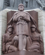 Фрагмент памятника Свободы "Хранители Отечества", Карлис Зале