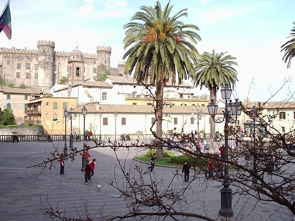 The historic center of Bracciano.