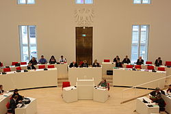 Plenarsaal des Landtages