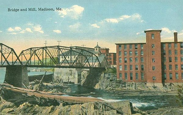 Bridge and mill c. 1912