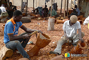 A market in the province Brikama-market-gambia-teleaire.jpg