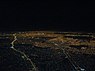 Luftaufnahme von Buenos Aires bei Nacht – Der Blick geht nach Westen