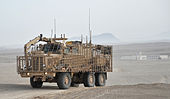 Buffalo Vehicle Part of Talisman Suite in Convoy in Afghanistan MOD 45153768.jpg