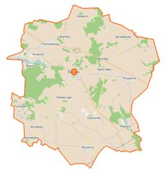 Mapa lokalizacyjna gminy Bukowiec