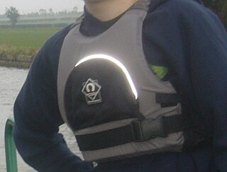 <span class="mw-page-title-main">Buoyancy aid</span> Flotation aid worn by kayakers, canoeists and dinghy sailors