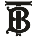 The interlocking TB monogram, which pays homage to founder Thomas Burberry, debuted in 2018. Burberry TB monogram.png