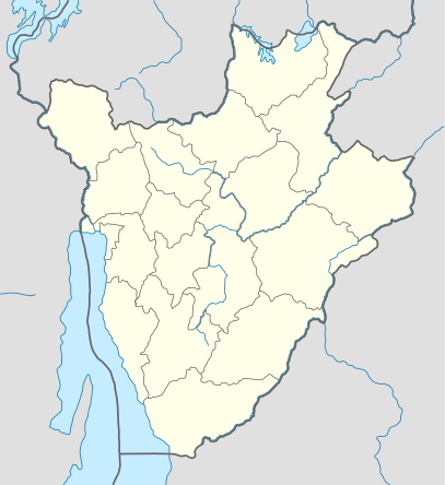 Location map Burundis