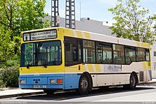 Autobús del servicio urbano de Ibi