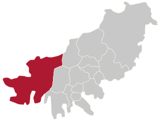 江西區在釜山廣域市的位置