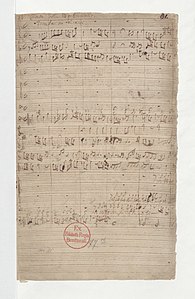 Cantate Du sollt Gott, deinen Herren, lieben BWV 77 manuscrit autographe de chorale-.jpg