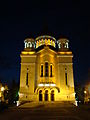 The Orthodox Cathedral at night