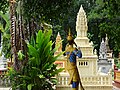 Cemetery at Wat Maha Leap Temple - Near Kampong Cham - Cambodia - 01 (48362673066).jpg