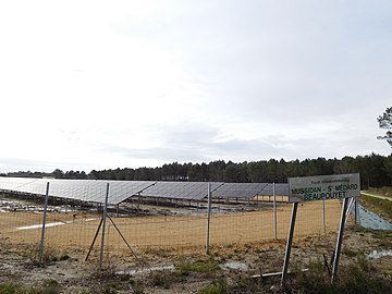 Solarkraftwerk bei Beaupouyet