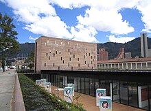 The Axis of Peace and Memory, a memorial to the victims of the Colombian conflict (1964-present) Centro de Memoria Historica - Bogota.jpg