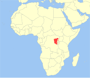 Cercopithecus lhoesti distribution.svg görüntüsünün açıklaması.