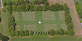 Il cimitero visto dall'alto.