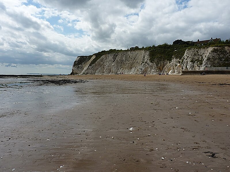 File:Chalk cliffs, south of Dumpton Gap - geograph.org.uk - 4206487.jpg