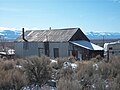 An abandoned building in Cherry Creek, Nevada.