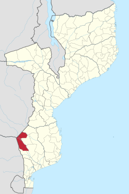 Kaart van Chicualacuala