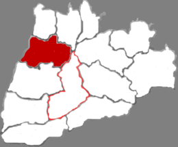 Wanrong County - Carte