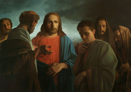 Christ and the rich young man. A.N. Mironov