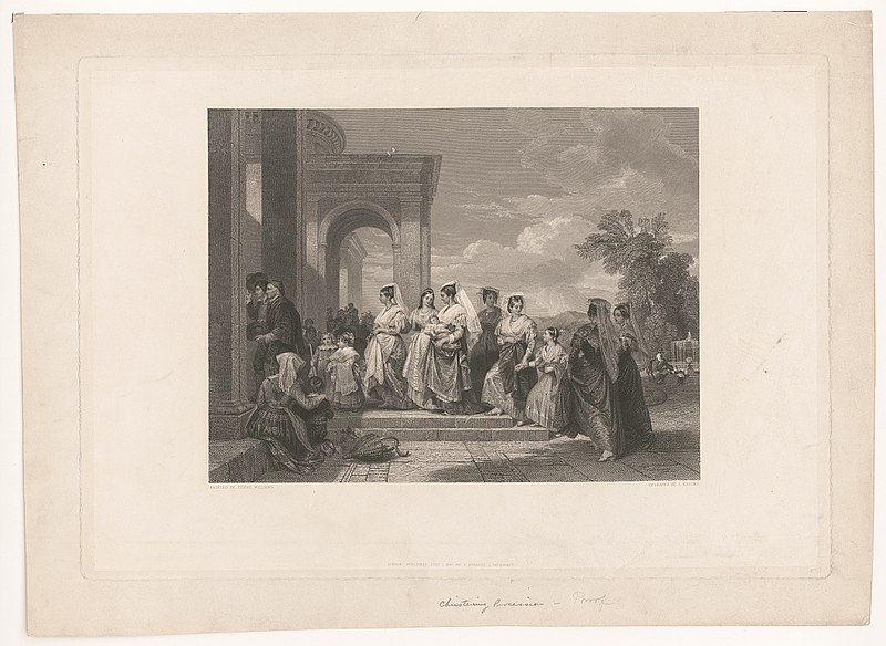File:Christening procession) - painted by Penry Williams ; engraved by L. Stocks LCCN2012648909.jpg