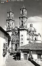 Church of Santa Prisca de Taxco in the 1940s.