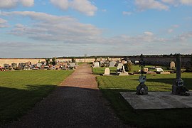 Le cimetière.