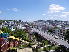 Cityscape in Tomigusuku from Kaigungo Navy Headquarters Park.JPG
