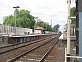 Westbound view of former ground level platforms, February 2006